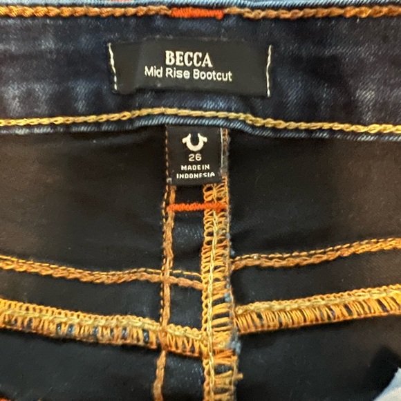 True Religion Becca Women's Blue Jeans - Picture 3 of 5